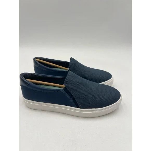 Dr. Scholl's Shoes Women's Nova Slip On Fashion Sneaker,Navy Blue, Size 8 - Picture 4 of 6